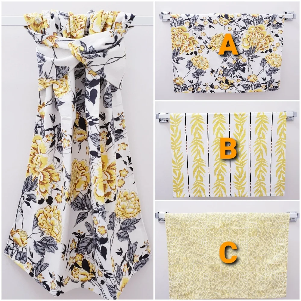 ❤️NEW!❤️ #9083 ■Drew Barrymore Hang'N'Snap HAND Towel 🤍Select Snap